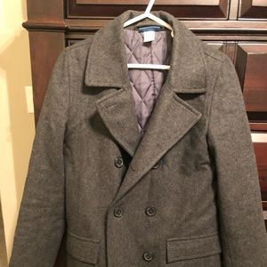 Delia’s grey pea coat